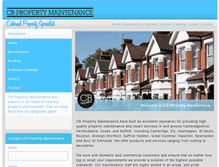 Tablet Screenshot of cb-propertymaintenance.co.uk
